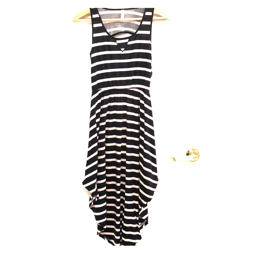Black & White striped summer dress